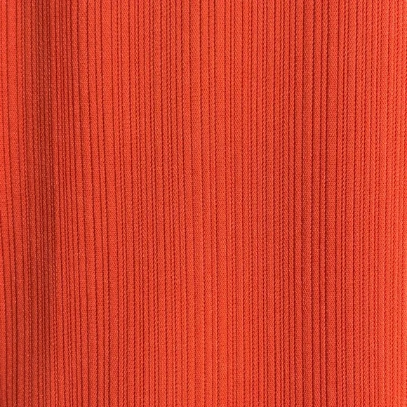 Theory Wide-Leg Pleated Pants Admiral Stripe Orange Poppy Size 8 - Picture 5 of 9